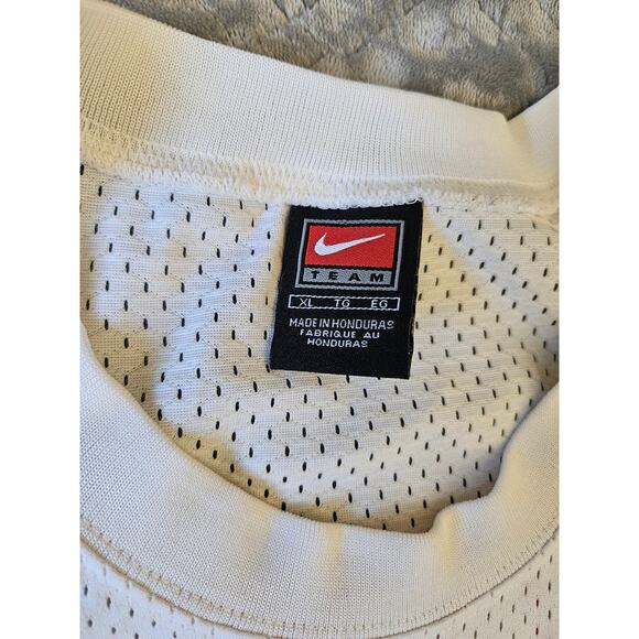 Vintage Allen Iverson Phila 76ers Sixers White Nike Team Jersey Mesh / XL +2 - Picture 5 of 6